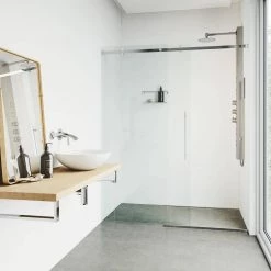 VIGO Ellington 59 in. 4-Jet Shower Panel System with Adjustable Round Shower Head in Stainless Steel -Bathroom Faucets Store stainless steel vigo shower towers vg08013st 66 1000