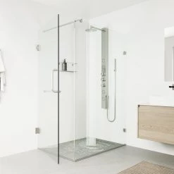 VIGO Sutton 58.0625 in. 4-Jet Shower Panel System with Round Shower head in Stainless Steel -Bathroom Faucets Store stainless steel vigo shower towers vg08018st a0 1000