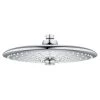 GROHE Euphoria 3-Spray 10 in. Single Ceiling Mount Fixed Rain Shower Head in Starlight Chrome