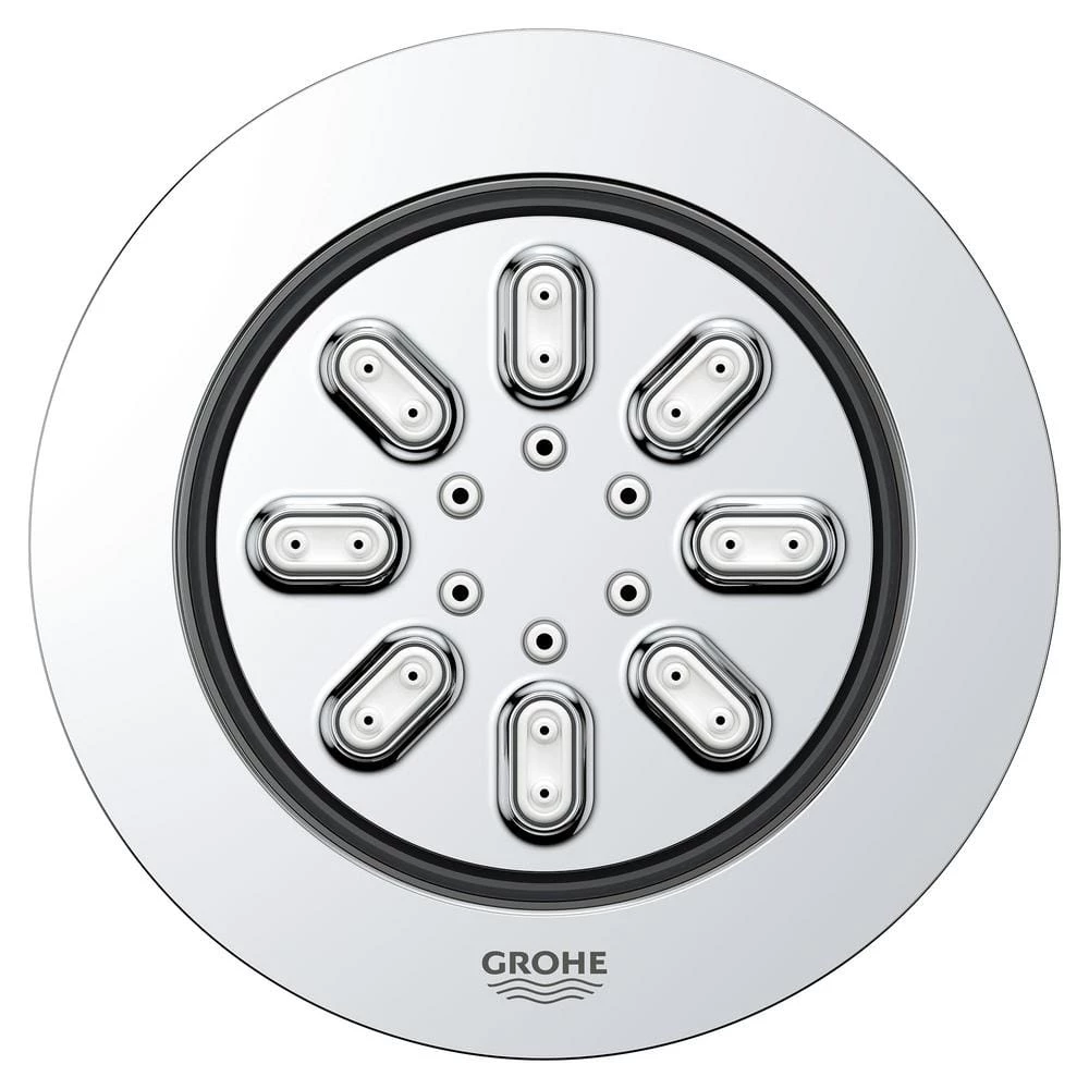 GROHE Rain Shower 2-Spray Round Body Spray in Chrome 3 GROHE Rain Shower 2-Spray Round Body Spray in Chrome - Image 3