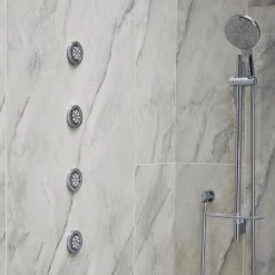 GROHE Rain Shower 2-Spray Round Body Spray in Chrome 22 GROHE Rain Shower 2-Spray Round Body Spray in Chrome -Bathroom Faucets Store starlight chrome grohe shower jets 26744000 4f 1000