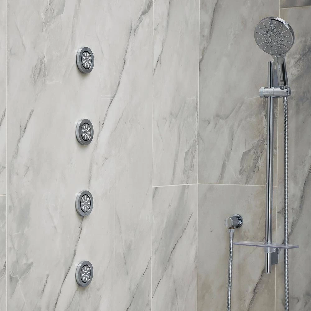 GROHE Rain Shower 2-Spray Round Body Spray in Chrome 9 GROHE Rain Shower 2-Spray Round Body Spray in Chrome - Image 9