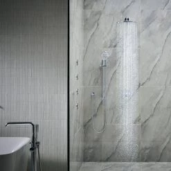 GROHE Rain Shower 2-Spray Round Body Spray in Chrome 26 GROHE Rain Shower 2-Spray Round Body Spray in Chrome -Bathroom Faucets Store starlight chrome grohe shower jets 26744000 76 1000