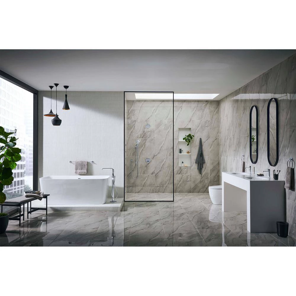 GROHE Rain Shower 2-Spray Round Body Spray in Chrome 14 GROHE Rain Shower 2-Spray Round Body Spray in Chrome - Image 14