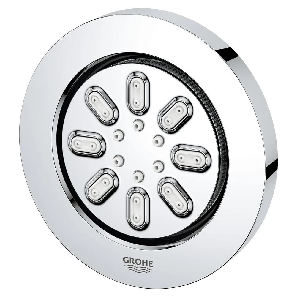 GROHE Rain Shower 2-Spray Round Body Spray in Chrome 2 GROHE Rain Shower 2-Spray Round Body Spray in Chrome - Image 2