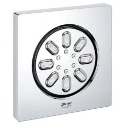 GROHE Rainshower 2-Spray Square Body Jet Spray in StarLight Chrome