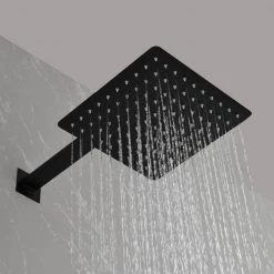 Utopia 4niture Finn 10 in. Shower Head 3-Jet Shower System with Handheld Shower in Matte Black -Bathroom Faucets Store utopia 4niture shower jets has b511 10mb c3 1000