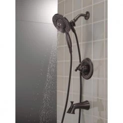 Delta Chamberlain In2ition Single-Handle 4-Spray Tub and Shower Faucet in Venetian Bronze (Valve Included) 22 Delta Chamberlain In2ition Single-Handle 4-Spray Tub and Shower Faucet in Venetian Bronze (Valve Included) -Bathroom Faucets Store venetian bronze delta bathtub shower faucet combos 144747 rb i 76 1000