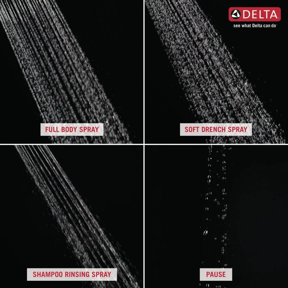 Delta Chamberlain In2ition Single-Handle 4-Spray Tub and Shower Faucet in Venetian Bronze (Valve Included) 6 Delta Chamberlain In2ition Single-Handle 4-Spray Tub and Shower Faucet in Venetian Bronze (Valve Included) - Image 6