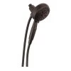 Delta SureDock Magnetic 7-Spray Patterns 4.88 in. Wall Mount Handheld Shower Head in Venetian Bronze