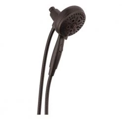 Delta SureDock Magnetic 7-Spray Patterns 4.88 in. Wall Mount Handheld Shower Head in Venetian Bronze