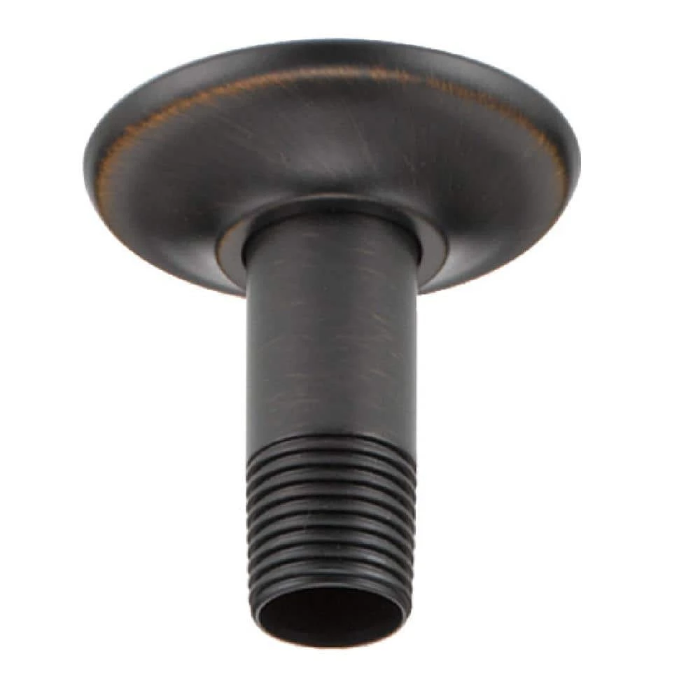 Delta 3 in. Ceiling-Mount Shower Arm and Flange in Venetian Bronze 1 Delta 3 in. Ceiling-Mount Shower Arm and Flange in Venetian Bronze