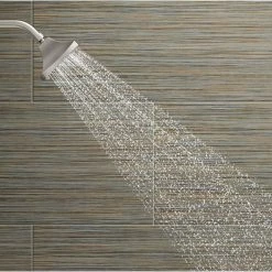 KOHLER Rubicon Single-Handle 3-Spray Wall-Mount Tub and Shower Faucet in Brushed Nickel (Valve Included) -Bathroom Faucets Store vibrant brushed nickel kohler bathtub shower faucet combos r76217 4e bn 1f 1000