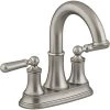 KOHLER Capilano 4 in. Centerset 2-Handle Bathroom Faucet in Vibrant Brushed Nickel