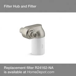 KOHLER Aquifer Shower Water Filtration System in Vibrant Brushed Nickel -Bathroom Faucets Store vibrant brushed nickel kohler fixed shower heads k r24612 bn 66 1000