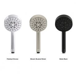 KOHLER Lively 4-Spray Patterns 4.312 in. Wall Mount Handheld Shower Head in Vibrant Brushed Nickel -Bathroom Faucets Store vibrant brushed nickel kohler handheld shower heads k r26822 g bn 1f 1000