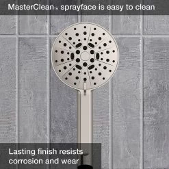 KOHLER Lively 4-Spray Patterns 4.312 in. Wall Mount Handheld Shower Head in Vibrant Brushed Nickel -Bathroom Faucets Store vibrant brushed nickel kohler handheld shower heads k r26822 g bn 77 1000