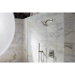 KOHLER Loure Wall-Mount Metal Handshower Holder in Vibrant Brushed Nickel -Bathroom Faucets Store vibrant brushed nickel kohler handheld shower mounts k 14791 bn 1f 1000