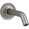 KOHLER Purist Shower Arm and Flange, Vibrant Brushed Nickel