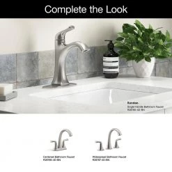 KOHLER Sundae Single Handle Single Hole Bathroom Faucet in Vibrant Brushed Nickel -Bathroom Faucets Store vibrant brushed nickel kohler single hole bathroom faucets k r28795 4d bn 1f 1000