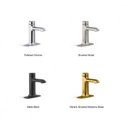 KOHLER Rubicon Battery Powered Touchless Single Hole Bathroom Faucet in Vibrant Brushed Nickel -Bathroom Faucets Store vibrant brushed nickel kohler single hole bathroom faucets k r32928 4d bn 66 1000
