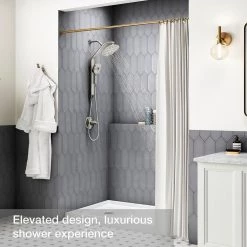 KOHLER Windet Showering Rail Combo in Vibrant Brushed Nickel 23 KOHLER Windet Showering Rail Combo in Vibrant Brushed Nickel -Bathroom Faucets Store vibrant brushed nickel kohler wall bar shower kits k r27971 g bn 44 1000
