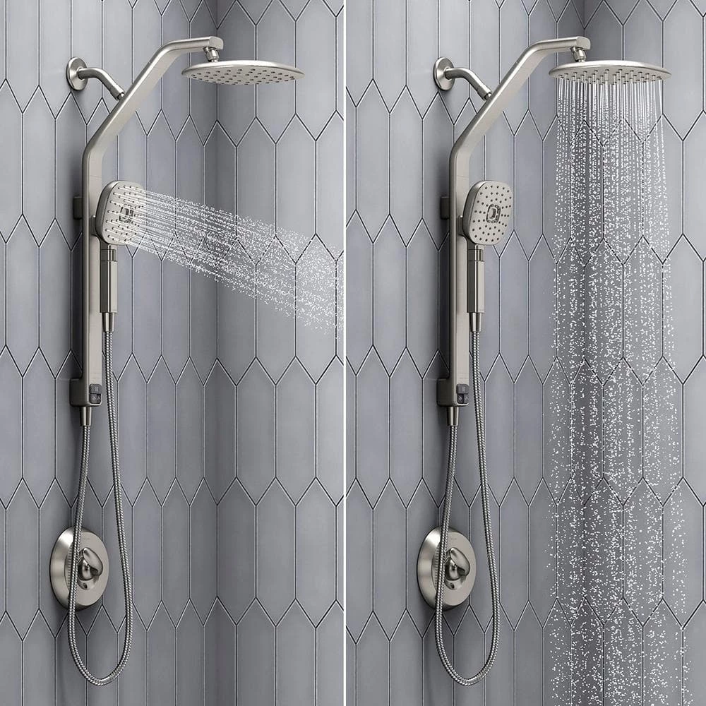 KOHLER Windet Showering Rail Combo in Vibrant Brushed Nickel 13 KOHLER Windet Showering Rail Combo in Vibrant Brushed Nickel - Image 13