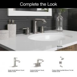 KOHLER Numista 8 in. Widespread 2-Handle Bathroom Faucet in Vibrant Brushed Nickel -Bathroom Faucets Store vibrant brushed nickel kohler widespread bathroom faucets k r26585 4d bn 1f 1000