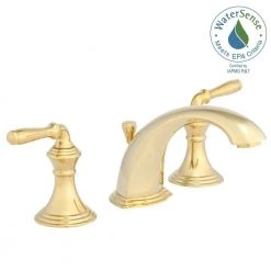 KOHLER Devonshire 8 in. Widespread 2-Handle Low-Arc Bathroom Faucet in Vibrant Polished Brass -Bathroom Faucets Store vibrant polished brass kohler widespread bathroom faucets k 394 4 pb 4f 1000
