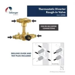KEENEY Belanger 1-Spray Round Hand Shower and Showerhead from Wall Combo Kit with Slide Bar and Valve in Polished Chrome 12 KEENEY Belanger 1-Spray Round Hand Shower and Showerhead from Wall Combo Kit with Slide Bar and Valve in Polished Chrome -Bathroom Faucets Store wall keeney wall bar shower kits kit uni140tscp 44 1000