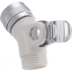 Delta Pin Mount Swivel Connector for Hand Shower in White