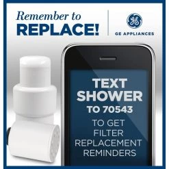 GE Shower Filtration System Replacement Filter 5 GE Shower Filtration System Replacement Filter -Bathroom Faucets Store white ge showerhead filters fxsch 31 1000
