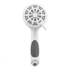 Glacier Bay 6-Spray Patterns with 1.8 GPM 3.8 in. Tub Wall Mount Handheld Shower Head in White -Bathroom Faucets Store white glacier bay handheld shower heads hd58303 3600w 1d 1000