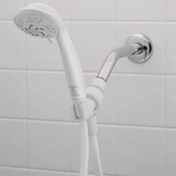 Glacier Bay Shower Arm Mount in White -Bathroom Faucets Store white glacier bay shower arm extensions 3075 533 31 1000