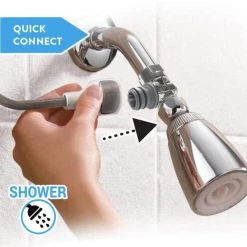 RINSE ACE 3-Spray Single Freestanding Handheld Adjustable Shower Head in White -Bathroom Faucets Store white rinse ace handheld shower heads 94566 44 1000