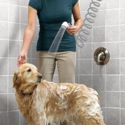 RINSE ACE 3-Spray Single Freestanding Handheld Adjustable Shower Head in White -Bathroom Faucets Store white rinse ace handheld shower heads 94566 66 1000